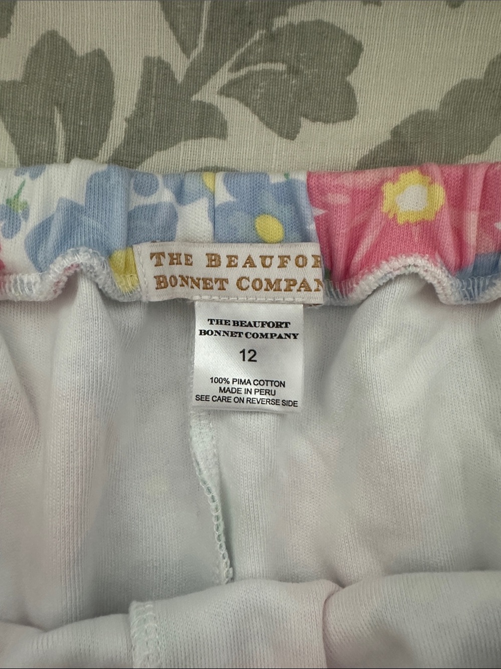 The Beaufort Bonnet Company Floral Girls' Shorts - Pink, Blue, Green, Yellow - Picture 2 of 3